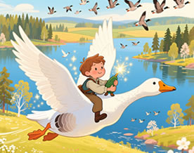 儿童文学｜塞尔玛·拉格洛芙：《尼尔斯骑鹅历险记》