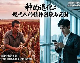 阅读理解｜种的退化：现代人的精神困境与突围——高考主题训练优秀材料作文范文